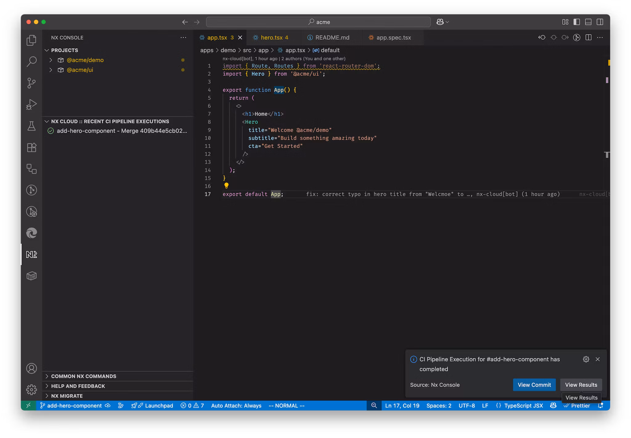 Tasks with remote cache hit